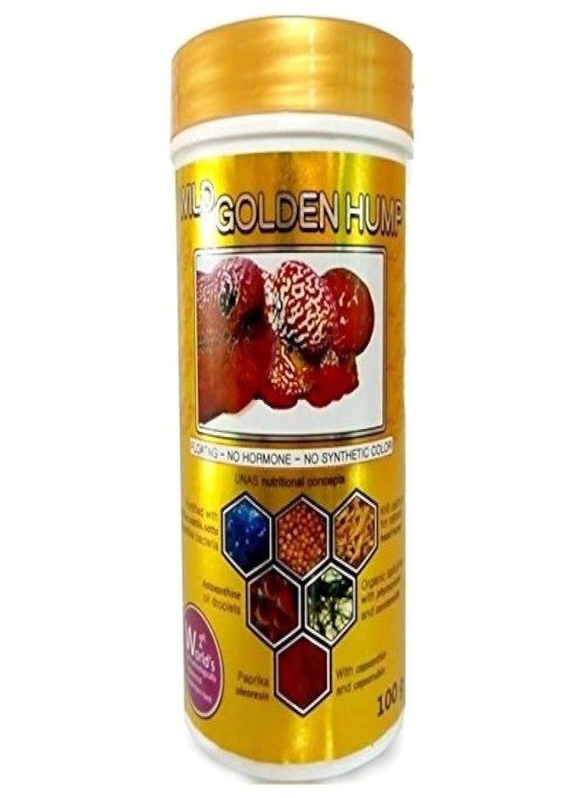 WILD GOLDEN HUMP 100 g Bio-technologically Engineered Flowerhorn Food - Image 1